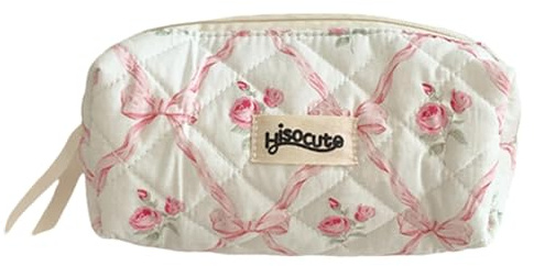 Trousse de toilette - Trousse de toilette - Trousse de maquillage - Trousse de toilette en velours côtelé - Organisateur de maquillage floral - Trousse de toilette multifonction pour femme et fille,