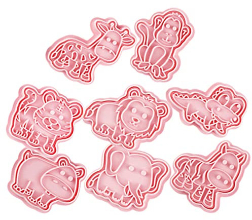 Alipis 8piezas Cortador De Galletas De Animales Molde Para Hornear Para Galletas Herramienta Para Hornear Forma De Animal Reutilizables Casa