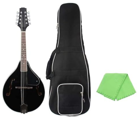Eight String Mandolin Electric Guitar Original Wood Color Glossy Material Acoustic Mandolin Instrument(6)