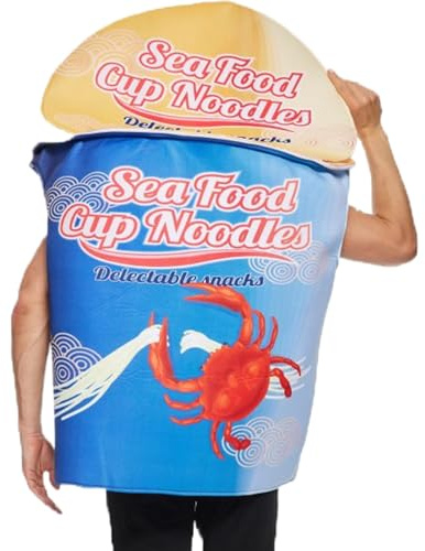 Ancsttu Halloween Costumes Adult | Instant Noodles Cosplay Clothes,Dressing Prank Funny Outfit for Women Men Parties Cosplay Stage Performance Gathering Home Event