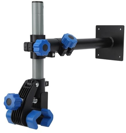 SHENJMAI Fahrradmontageständer 25KG Fahrrad Reparatur Ständer 41x36cm Wand Montieren Rack Höhe Einstellbare Clamp Wartung Montageständer