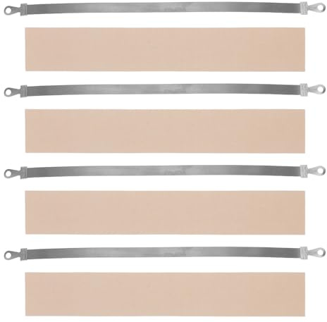 BCOATH 4 Stück Heizdraht für Manuelle Heißsiegelgeräte 245mm X 8mm aus Aluminium und Hochtemperaturbeständigem Gewebe für Verpackung und Lebensmittel mit Langlebiger Schutzfunktion