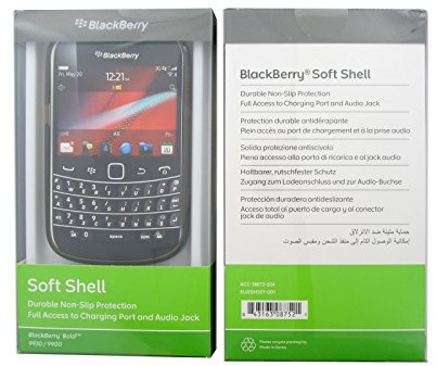 BlackBerry ACC-38873-204 TPU Softshell für 9900/9930 Bold braun