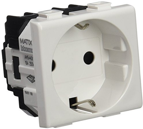 Bticino matix - Base schuko 2 polos+tierra 16a matix