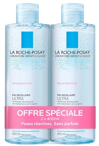 La Roche-Posay Mizellenwasser für besonders empfindliche Haut, 2 x 400 ml