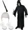 I LOVE FANCY DRESS DARK LORD KOSTÜM SET =UNISEX = DAS PERFEKTE SET FÜR DUNKLE HERRSCHER VERKLEIDUNG DER FANTASIE=XXXLARGE