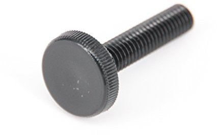1 Stück Rändelschrauben. PA6.6 schwarz/Nylon schwarz M5x20