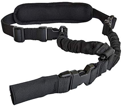 Sangle tactique pour fusil Airsoft à 1 pointe, Noir