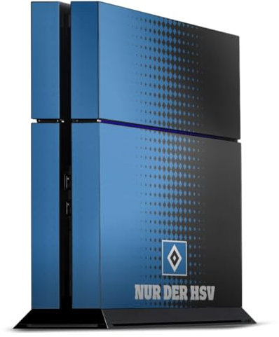 DeinDesign Skin kompatibel mit Sony Playstation 4 Folie Sticker HSV Logo Offizielles Lizenzprodukt