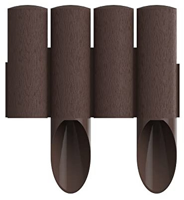 Cellfast Palissade de Jardin Standard Rouge Brique - Hauteur : 25,5 cm - Longueur : 2,3 m