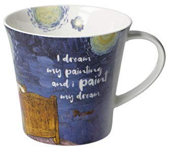 Goebel Nothing is More Artistic Than Loving People Mandelbaum - Coffee-/Tea Mug Tasse Vincent Van Gogh Motiv NEUHEIT 2020