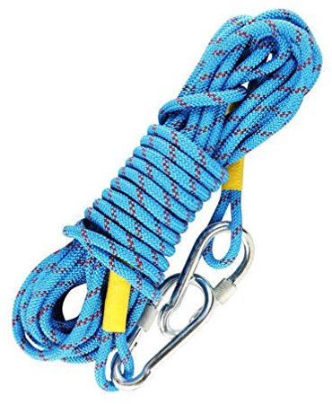 SGerste Outdoor-Kletterseil, Sicherheitsseil, 2 m, mit Karabiner