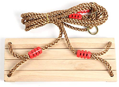 Balançoire pour adultes, extérieur et intérieur, roulement de 150 kg, robuste, 1 pièce de texture originale en bois pour enfants, pour la maison, pour adultes et adultes