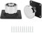 Kuuleyn Elektromagnetischer Türhalter, 132.3lb Starke Saugkraft, 0-55℃ Anwendbare Temperatur, Elektromagnetischer Türstopper, für Holztüren, Eisentüren, Brandschutztüren