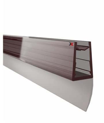 KRAUS Premium Duschdichtung DD-18 Duschtürdichtung für 6-8mm Glasstärke à 2000mm in grautransparenter Optik Duschdichtungen für Duschtüren & Duschkabinen Dichtungen vom Experten