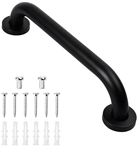 Haltegriff Dusche, Haltegriff Edelstahl, Badewannengriff, Haltegriff Edelstahl Rutschfest für Bad Badewanne Dusche Sicherheitsgriffe, Badewannengriff Dusche Sicherheitsgriffe für Senioren Kinder 30CM
