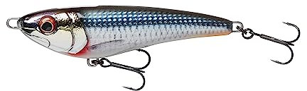 Savage Gear Freestyler V2 Stickbait Köder - Langer Wurf, Freestyle Action, Robuster Körper mit Vivid Movement System, Süß- und Salzwasserköder für Hecht, Barsch und Raubfisch Rotauge 13 cm