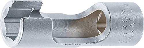 BGS 70988-11 | Spezial-Steckschlüssel-Einsatz, geschlitzt | Antrieb Innenvierkant 10 mm (3/8) | SW 11 mm