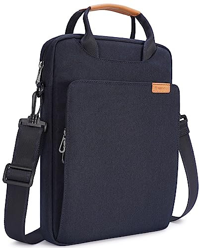 NIDOO 12-13 Inch Laptop Sleeve Shoulder Bag Messenger Briefcase Protective Carrying Case Handbag for 13.6 MacBook Air M2/13.3 MacBook Pro M2/12.9 iPad Pro M1/12.4 Surface Laptop Go/13.4 XPS 13