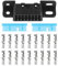 ECSiNG OBD2 16 Pin Buchse Kabelbuchse OBDII Auto Adapter J1962 OBD 2 Gehäuse Kit für Fahrzeug Fester Kabelbaum Buchse Zusammengebauter Stecker Dash Port