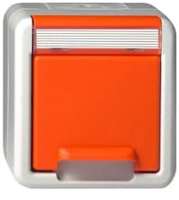 SCHUKO-Steckd. KD + BSF WG AP Orange 4440309 4010337123347 Gira