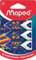 Maped - 3 Radiergummis Pyramiden – bringt Präzision und Komfort – weißer Radiergummi – Serie Pixel Party – recycelbare Verpackung