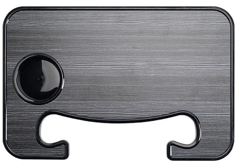 JUZELY Auto Lenkrad Schreibtisch für VW Multivan T6, Tragbare multifunktionale Auto-Lenkrad-Tablett, Lenkrad Computer Tisch Essen Lenkrad Schreibtisch mit Becherhalter,A