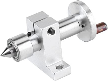 Ejoyous Contre-pointe pour Tour, Micro-Perceuse, Centre de Tour, Perceuse à Main, Argent, pour le Travail du Bois, Bricolage