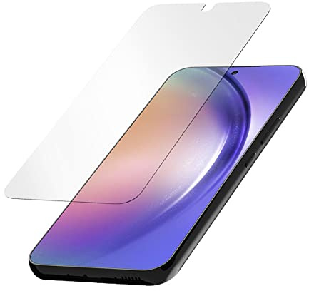 Quad Lock Displayschutzfolie aus gehärtetem Glas für Galaxy A35/A55