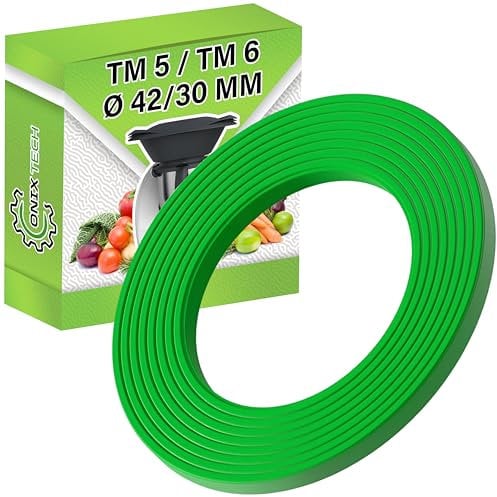 ONIX TECH Joint Caoutchouc per Couteau de Diamètre Ø 42/30 mm de Robot Cuisine pour Vorwerk Thermomix TM5 TM6 - Garantie de 5 Ans