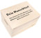 Creative Deco Personalised Any Text Gifts for Women, Men, Girls or Boys | Unique Wish Custom Gift Box | Customised Wooden Storage Box with Hinged Lid | Perfect as a Keepsake or Decoration
