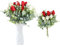 astylishome Kunstblumenstrauss Künstliche Tulpen Realistische Tulpe mit Weichem Stiel Elegante Blumendekoration für Brautsträuße Haus Party Büro DIY Blumenarrangements 1707