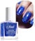 Glitter Nail Polish-Blue Nail Varnish-Diamond Sparkle Quick Dry Nail Polish-No UV Needed,Long Lasting,Non-Toxic,Holographic Nail Paint For Diy Nail Art French Manicure At Home