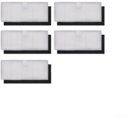Pièces de rechange pour aspirateur robot Imou L11, brosses latérales, filtres, serpillères, sacs à poussière (5 filtres)