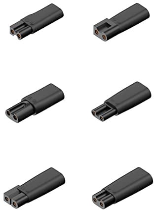 SANRLO Adaptateur Chargeur Léger Type-c 6 Pièces pour Coupe Cheveux Tondeuses À Barbe Rasoirs pour Ami Famille Avertis