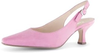 Gabor Damen Slingpumps, Frauen Absatzschuhe,Slingback,knöchelriemchen,high Heels,Heels,hochhackige Schuhe,Ausgehschuhe,Soft pink,35 EU / 2.5 UK