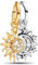 Purhole Armband Charms 925,Sonne Mond Silber Charm,Bead Charms für Damen,Sonne Mond Charm,Sonne Anhänger Gold&Mond Anhänger Silber