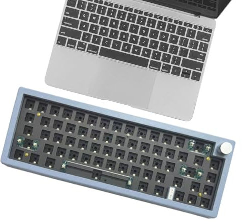 TABSIRAH Wired Keyboard - RBG Mechanical Keyboard Kit - Gmk67 Keyboard Kit - Mechanical Keyboard Frame - Backlit Custom Keyboard Kit - 67 Keys Game Keyboard With Multimedia Knob