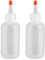 Tabanzhe Squeeze Bottle-2PCS 120ml Reusable Portable Applicator Bottle with Nozzles Plastic Squeezy Bottles Graduated Dispensers for Liquid Shampoo Body Wash Paint Art Crafts Glue