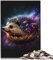 Puzzle für Erwachsene, 1000 Teile, Igel Neon, das Puzzle 19,7 x 29,5 Zoll, tolles Geschenk für die ganze Familie, für Teenager ab 14 Jahren