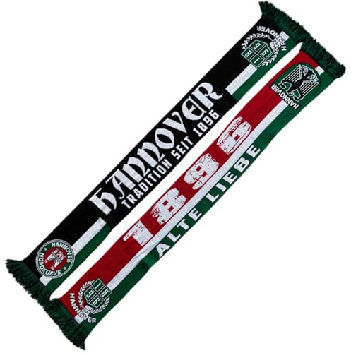 Hannover Fanschal – Hochwertiger Strickschal im „Alte Liebe“-Design – Stilvoller Fußballschal für Herren & Damen – Perfekt für Stadion, Alltag & als Geschenk für Fans