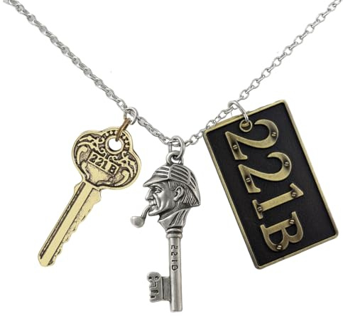 3 Stück Personalisiert Schlüsselanhänger - 221B Holmes geschenke, Beste Freundin Geschenke für Freundin, Watson Retro-Schlüsselanhänger, Geburtstagsgeschenk Frauen Freundin Freund