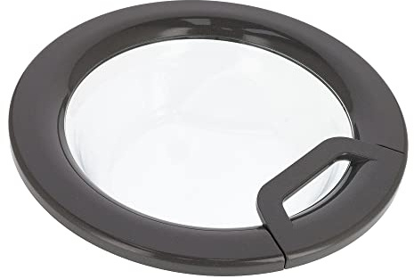 sparefixd Suitable for Hotpoint WMFUG942GUKC Complete Door Glass Graphite Grey Washing Machine