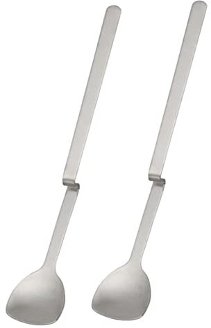 VICASKY 2stücke Löffel Für Kaffee Und Honig Lange Rührlöffel Für Getränke Zum Und Servieren Hochwertige Rostfreie Materialien