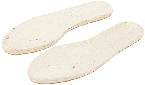 Prym Espadrilles Woven Sohle mit Gummi Boden Schnittmuster, Stroh/Jute, Natur, UK Größe 7, EU Größe 41, 1 Paar