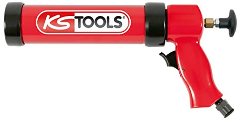 KS Tools 515.3915 Pistolet à silicone pneumatique 310 ml avec piston