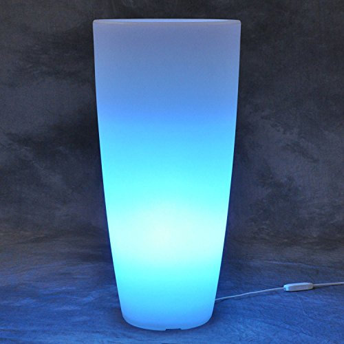 Tekcnoplast STYLO ROUND TOP BRIGHT - Ø 40 cm. - H 90 cm. Lumière bleue