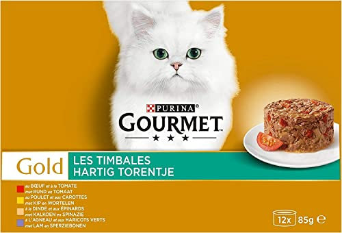 Gourmet Gold Les Timbales avec des Légumes, 96 x 85g