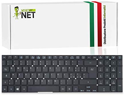 newnet Tastiera Compatibile con Acer Layout Italiano 5755 5755G 5830 5830G 5830T 5830TG E1-510 E1-510P E1-522 E1-530 5755 5830 E1-510 E1-570 E1-572 Aspire 5755 Aspire 5755G Aspire 5830