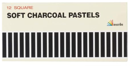 Inscribe Charcoal Soft Pastels - 12 Colours